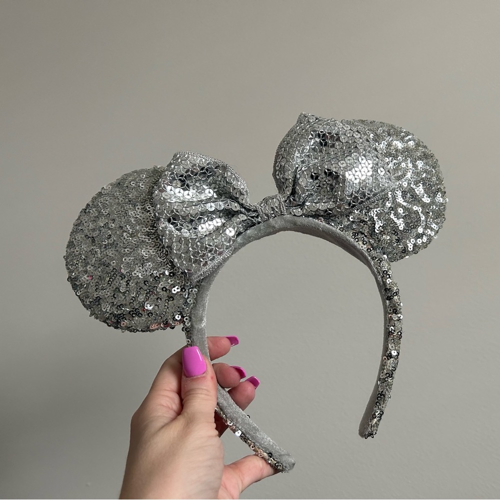 Classic Silver Ears Headband